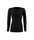 Lenz Funktionsunterwäsche Langarmshirt Merino 6.0 Rundhals schwarz Damen
