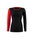 Lenz Funktionsunterwäsche Langarmshirt Merino 6.0 Rundhals schwarz/rot Damen