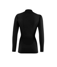 Lenz Funktionsunterwäsche Langarmshirt Merino 6.0 Stehkragen schwarz Damen