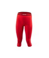 Lenz Funktionsunterwäsche 3/4 Hose Merino 6.0 rot Damen