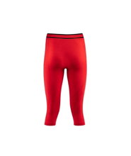 Lenz Funkcyjna bielizna 3/4 spodenki Merino 6.0 czerwony damski