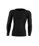 Lenz Funktionsunterwäsche Langarmshirt Merino 6.0 Rundhals schwarz Herren