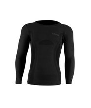 Lenz Funktionsunterwäsche Langarmshirt Merino 6.0 Rundhals schwarz Herren