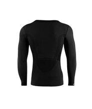 Lenz Funktionsunterwäsche Langarmshirt Merino 6.0 Rundhals schwarz Herren