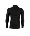 Lenz Funktionsunterwäsche Langarmshirt Merino 6.0 Stehkragen schwarz Herren