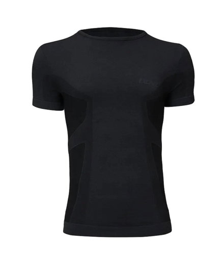 Lenz Funktionsunterwäsche Tshirt Merino 6.0 Rundhals schwarz Herren
