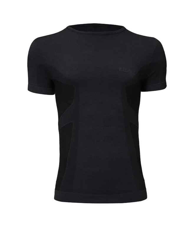 Lenz Funktionsunterwäsche Tshirt Merino 6.0 Rundhals schwarz Herren