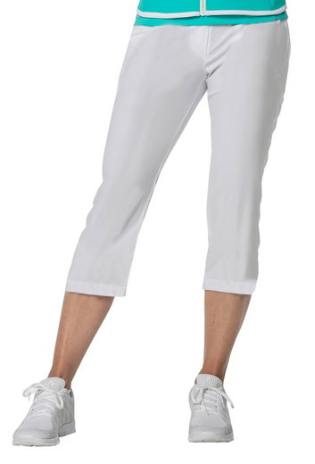 Limited Sports Capri Spodnie Classic (Stretch, 7/8 Długość) białe Damskie