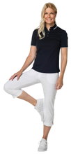 Limited Sports Capri Pants Carla (Stretch, slim fit) white Women