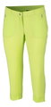 Limited Sports Capri Trousers Carla (Stretch, slim fit) lime green Women
