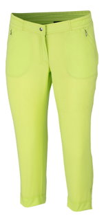 Limited Sports Capri Hose Carla (Stretch, schmal geschnitten) limegrün Damen