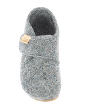 Living Kitzbühel Hausschuhe Klettschuh Filz (Wolle) Unifarben grau Kleinkinder (20-26)