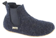 Living Kitzbühel Kapcie Chelsea Boot (Wełna owcza) granatowe dziecięce