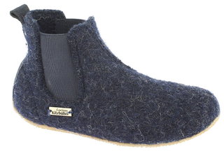 Living Kitzbühel Slippers Chelsea Boot (Merino Wool) navy blue Kids
