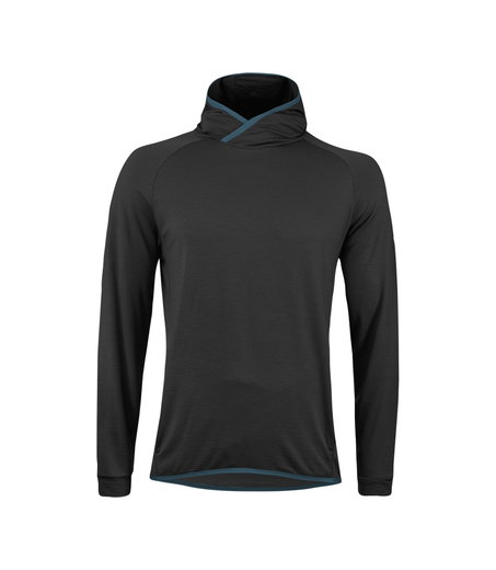Löffler Kapuzenpullover Merino Transtex Hoody (wärmeisolierung, atmungsaktiv) schwarz Herren