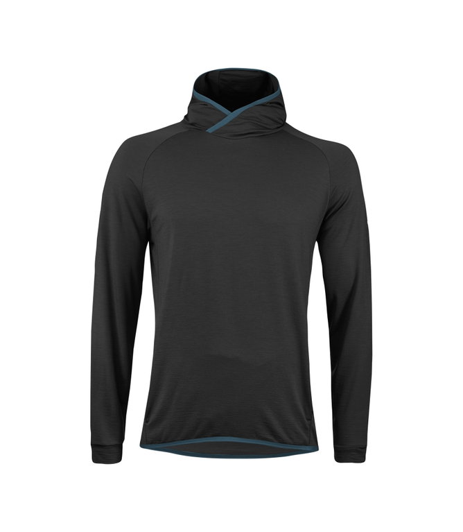 Löffler Kapuzenpullover Merino Transtex Hoody (wärmeisolierung, atmungsaktiv) schwarz Herren