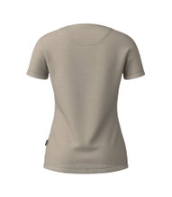 Löffler Wander-/Freizeit Tshirt Printshirt Sunset Merino-Tencel beige Damen
