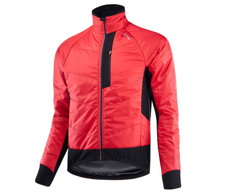 Löffler Fahrradjacke Bike Iso-Jacket Hotbond PL60 (PrimaLoft® Gold, winddicht, wasserabweisend) 2024 rot Herren
