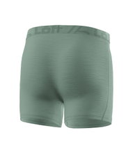 Löffler Funktionsunterwäsche Boxershort Merino Light (leicht, Temperaturregulierung) pinegrün Herren