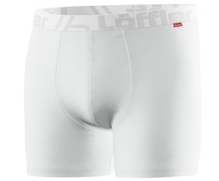 Löffler Funktionsunterwäsche Boxershort Transtex Light (leicht, atmungsaktiv, feuchtigkeitstransport) weiss Herren