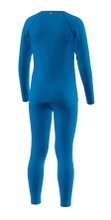 Löffler Functional Underwear Set Long Transtex Warm (Long Sleeve Shirt and Long Trousers) Blue Men's