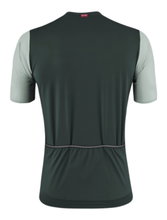 Löffler Bicycle Shirt Bike Jersey Skys Clear Mid (Full-Zip, elastic, quick-drying) forest green Men's