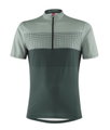 Löffler Fahrrad-Shirt Bike Sparta (Half-Zip, elastisch, schnelltrocknend) grün Herren