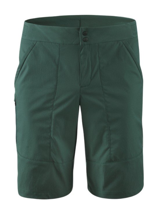 Löffler Fahrradhose Bike Skys-E TSL Shorts (leicht, elastisch, schnelltrocknend) kurz forestgrün Herren