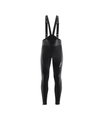 Löffler Fahrradhose Warm-Up Bib Tights AB Warm (winddicht, atmungsaktiv) lang schwarz Herren