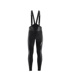 Löffler Fahrradhose Warm-Up Bib Tights AB Warm (winddicht, atmungsaktiv) lang schwarz Herren