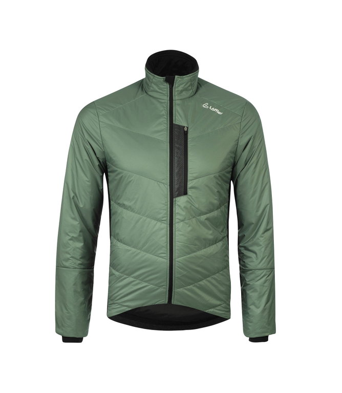 Löffler Fahrradjacke Bike Iso PL60 (PrimaLoft® Gold Isolation, winddicht, atmungsaktiv) pine grün Herren