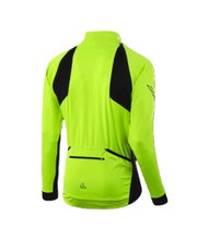Löffler Fahrradjacke Bike Zip-Off San Remo AB Light (Softshell, winddicht, atmungsaktiv) neongelb Herren
