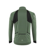 Löffler Bicycle Jacket Bike Zip-Off San Remo AB Light (Softshell, windproof, breathable) pine green men's