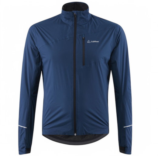 Löffler Fahrradjacke Bike Rain PL Active (wasserdicht, winddicht) dunkelblau Herren