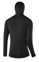 Löffler Fleecejacka Merino Hoody (izolacja cieplna, oddychająca) czarny/marynarski niebieski mężczyźni