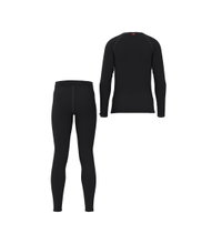 Löffler Funktionsunterwäsche-Set Long Transtex® Warm (Langarmshirt und lange Hose) schwarz Kinder