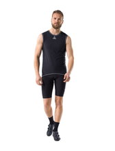 Löffler functional underwear windproof singlet Transtex Light sleeveless (light, moisture-wicking) black men's