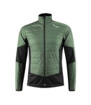 Löffler Hybrid-Laufjacke Athletico PL60 (atmungsaktiv, wärmeisolierend) grün/schwarz Herren