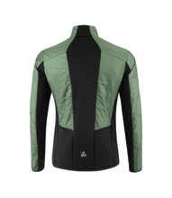 Löffler Hybrid Running Jacket Athletico PL60 (breathable, thermal insulating) green/black men's