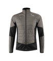 Löffler Hybrid-Laufjacke Athletico PL60 (atmungsaktiv, wärmeisolierend) grau/schwarz Herren