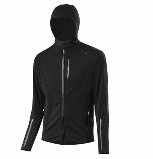 Löffler Hybridjacke Opus 21 mit Kapuze (winddicht, atmungsaktiv) schwarz Herren