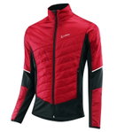 Löffler Hybridjacke PL60 (wärmeisolierung, windabweisend) dunkelrot/schwarz Herren
