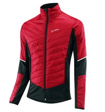 Löffler Hybrid Jacket PL60 (thermal insulation, windproof) red/black men's