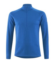 Löffler Long Sleeve Shirt Transtex Merino Midlayer (Half-Zip, thermal insulation) indigo blue Men's