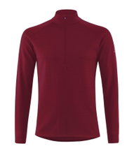 Löffler Langarmshirt Transtex Merino Midlayer (Half-Zip, wärmeisolierung) merlot Herren