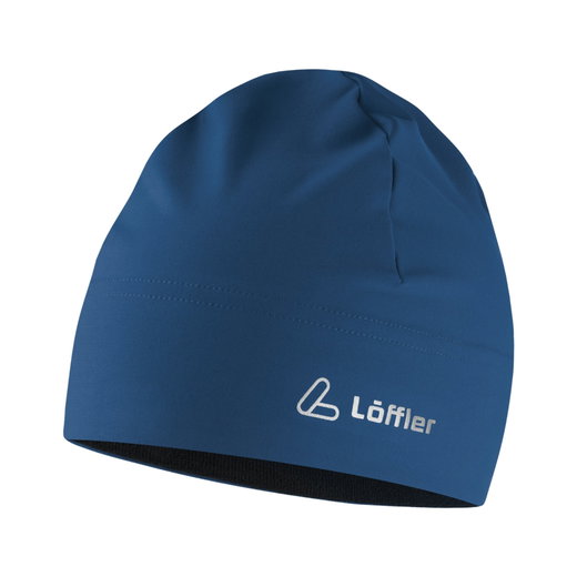 Czapka Löffler (Beanie) Mono - izolacja termiczna - granatowa