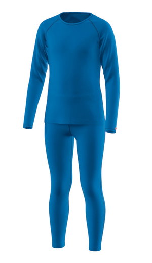 Löffler Funktionsunterwäsche-Set Long Transtex Warm (Langarmshirt und lange Hose) blau Herren