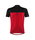 Löffler Fahrrad-Shirt Bike Half-Zip Glow (Zip-Rückentasche, schnelltrocknend) rot/schwarz Herren