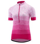 Löffler Fahrrad-Shirt Bike Jersey HZ Components (Half-Zip, leicht, schnelltrocknend) magenta/pink Damen