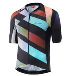 Löffler Fahrrad-Shirt Bike Jersey Statement (Full-Zip, leicht, schnelltrocknend) bunt/schwarz Herren